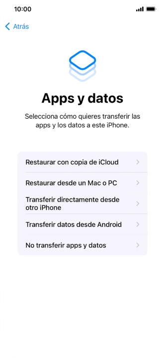 Puedes transferir el contenido de otro teléfono Android cuando el teléfono se activa antes de utilizarlo por primera vez y cuando lo restableces. Cuando aparece esta imagen de pantalla, el teléfono está listo para la transferencia de contenido desde otro teléfono Android. Puedes transferir el contenido de otro teléfono Android cuando el teléfono se activa antes de utilizarlo por primera vez y cuando lo restableces. Cuando aparece esta imagen de pantalla, el teléfono está listo para la transferencia de contenido desde otro teléfono Android.