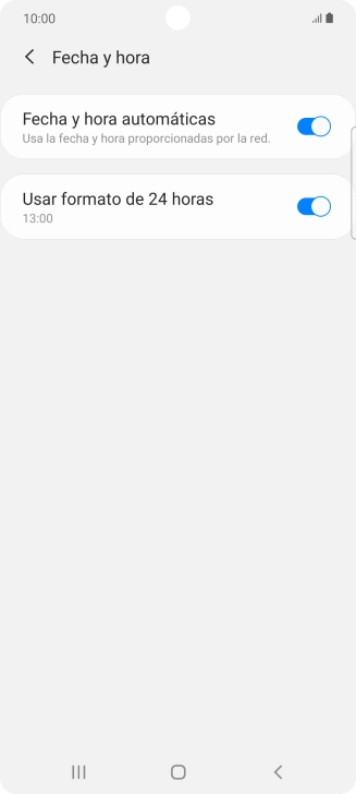 Pulsa la tecla de inicio para terminar y regresar a la pantalla de inicio.