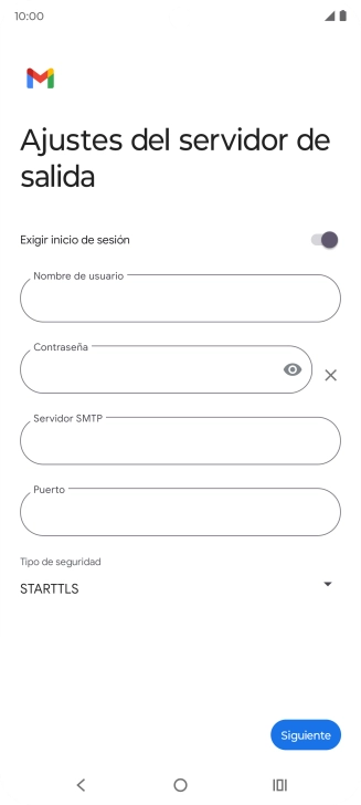 Pulsa el indicador junto a 