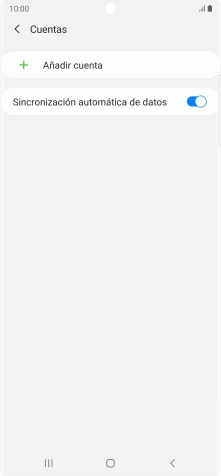 Pulsa Añadir cuenta.