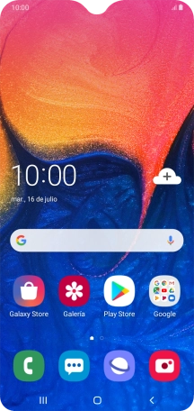 Desliza dos dedos hacia abajo desde la parte superior de la pantalla. Desliza dos dedos hacia abajo desde la parte superior de la pantalla.