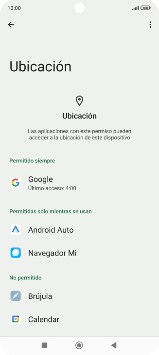 Pulsa la app deseada.