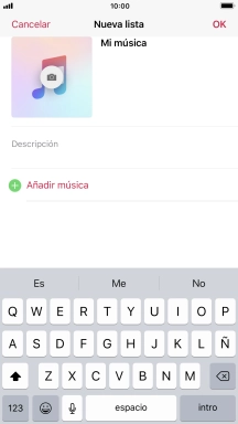 Pulsa Añadir música.