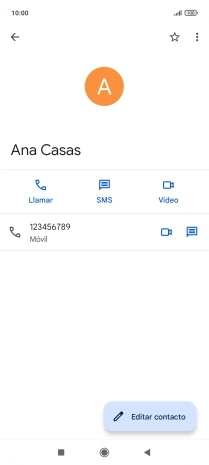 Pulsa la tecla de inicio para terminar y regresar a la pantalla de inicio.