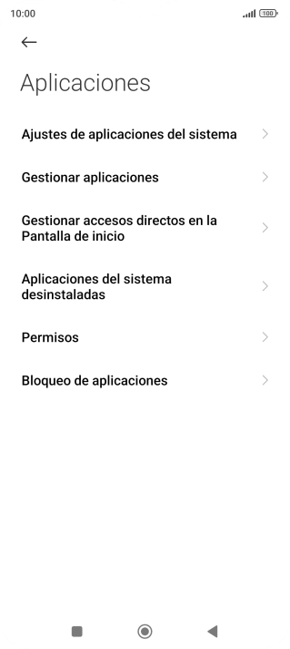 Pulsa Gestionar aplicaciones.