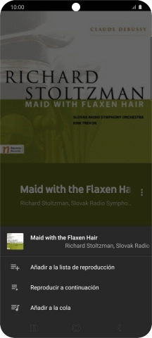 Pulsa Añadir a lista de reproducción.