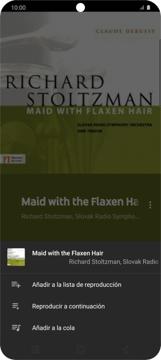 Pulsa Añadir a lista de reproducción.