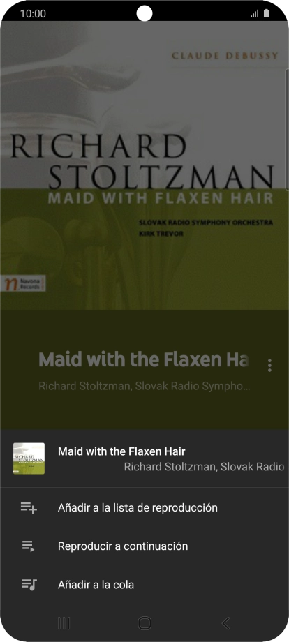 Pulsa Añadir a lista de reproducción.