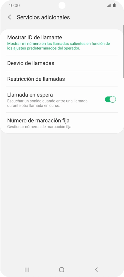 Pulsa Desvío de llamadas.