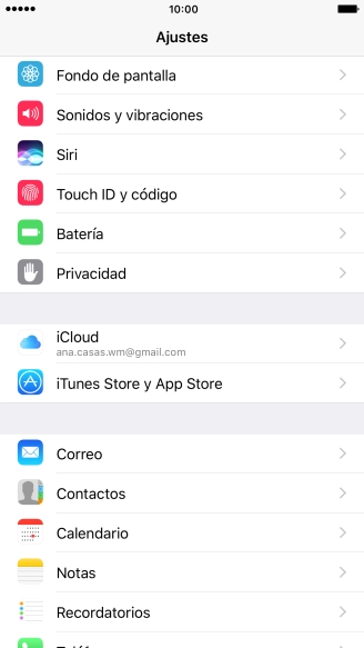 Pulsa Touch ID y código.