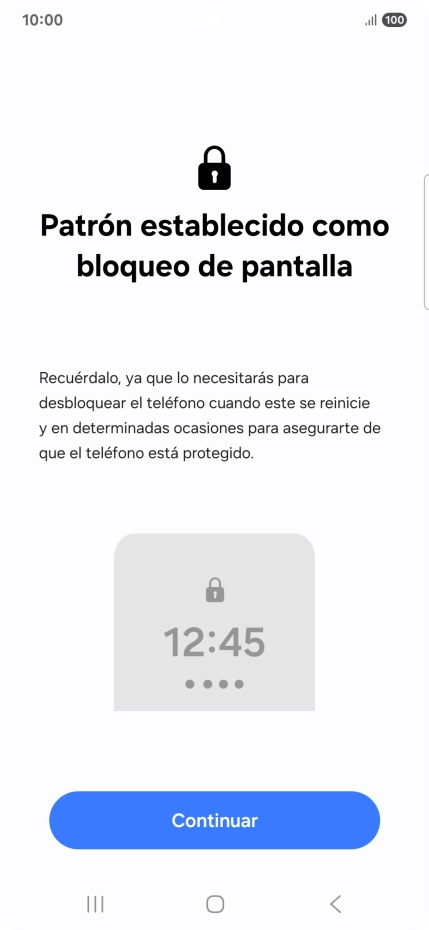 Pulsa Continuar.