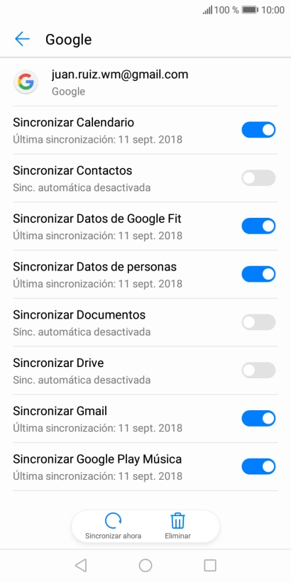 Pulsa el indicador junto a 