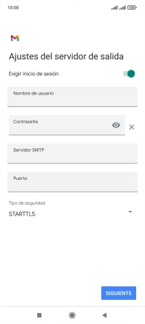 Pulsa el indicador junto a 