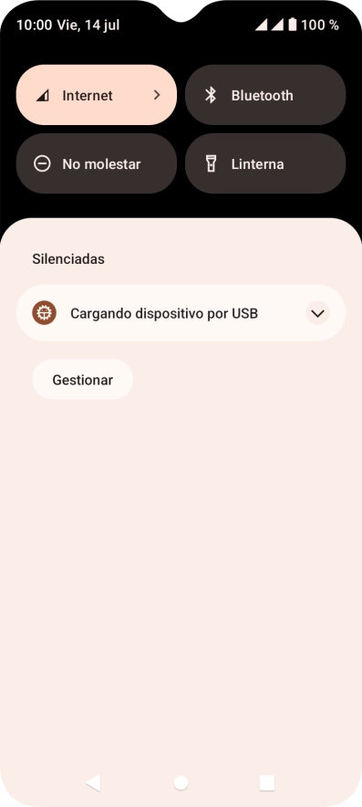Pulsa la lista desplegable.