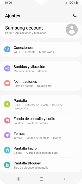 Pulsa Pantalla Bloqueo.