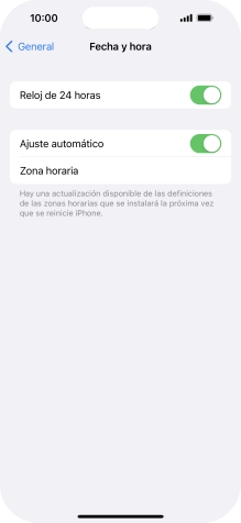Desliza el dedo hacia arriba desde la parte inferior de la pantalla para terminar y volver a la pantalla de inicio.