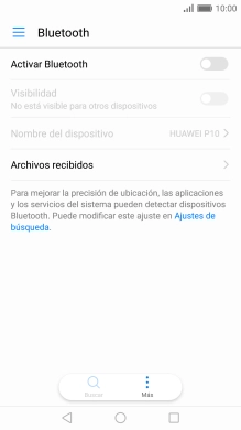 Pulsa el indicador junto a 