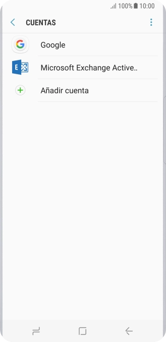 Si aparece en la pantalla esta imagen, tu cuenta de correo electrónico ha sido reconocida y configurada automáticamente. Sigue las indicaciones de la pantalla para introducir más información y terminar la configuración.