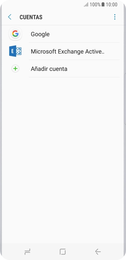 Si aparece en la pantalla esta imagen, tu cuenta de correo electrónico ha sido reconocida y configurada automáticamente. Sigue las indicaciones de la pantalla para introducir más información y terminar la configuración.