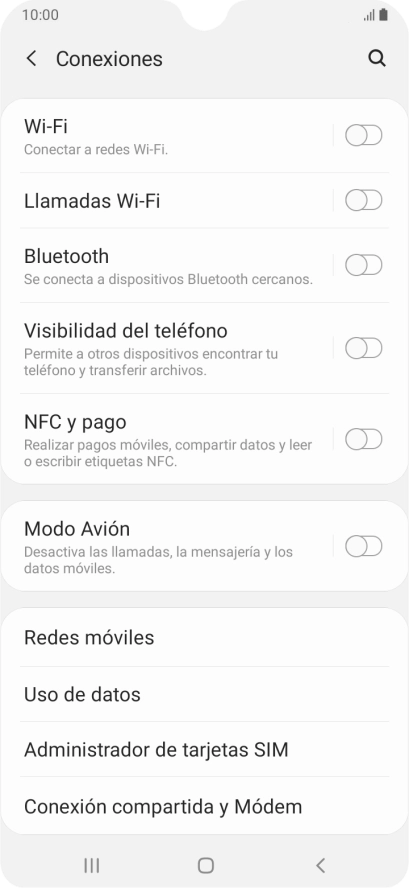 Pulsa Wi-Fi.