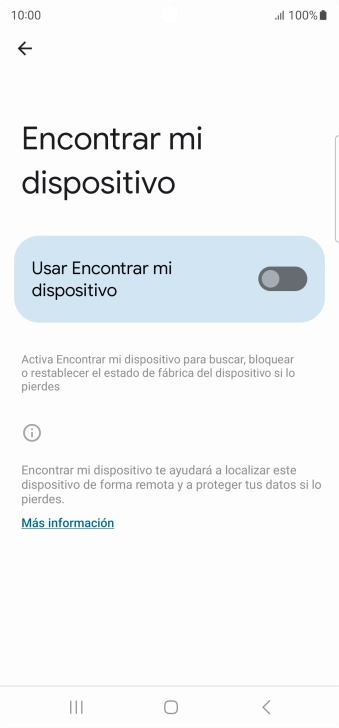 Pulsa el indicador junto a 