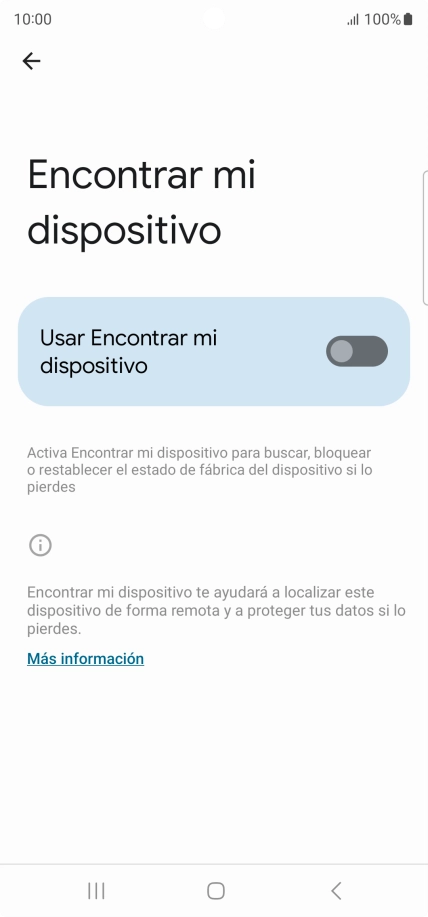 Pulsa el indicador junto a 