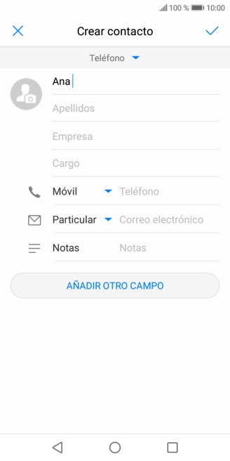 Pulsa Apellidos e introduce el apellido.