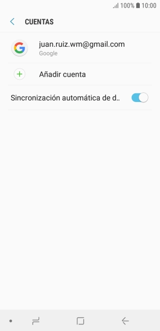 Pulsa Añadir cuenta.