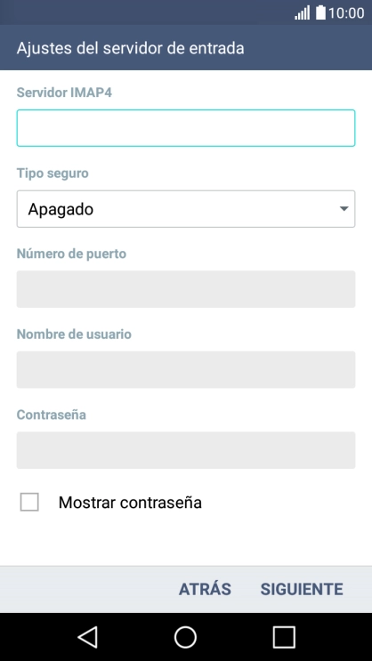 Pulsa la lista desplegable bajo 