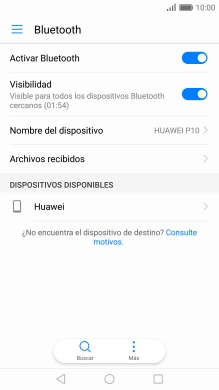 Pulsa el indicador junto a 