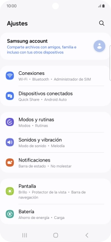 Pulsa Sonidos y vibración.