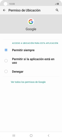Pulsa el ajuste deseado.