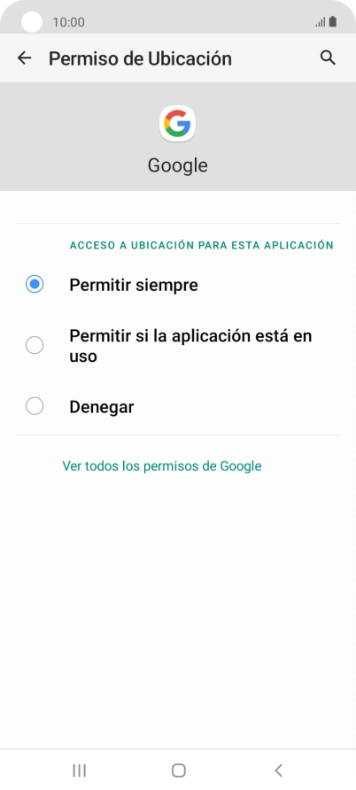 Pulsa el ajuste deseado.
