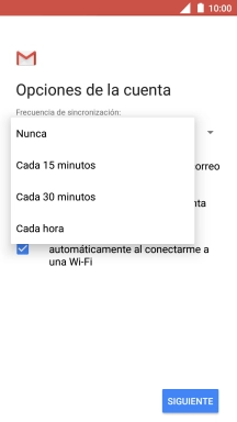 Pulsa el ajuste deseado.