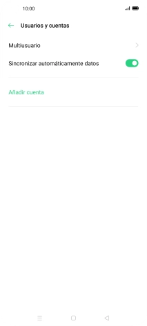 Pulsa Añadir cuenta.