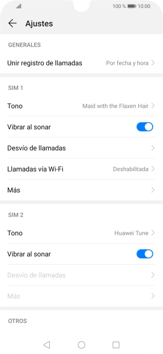 Pulsa Desvío de llamadas.