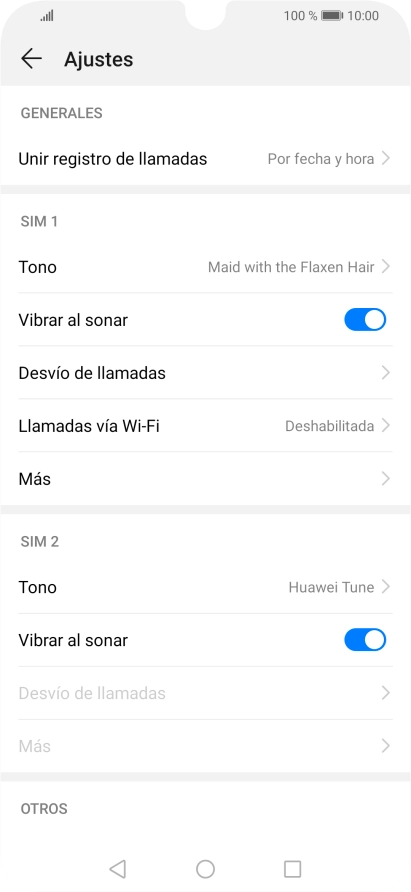 Pulsa Desvío de llamadas.