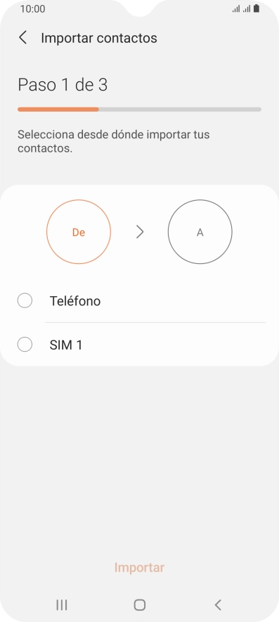 Pulsa la tarjeta SIM deseada.