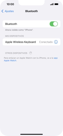 Desliza el dedo hacia arriba desde la parte inferior de la pantalla para terminar y volver a la pantalla de inicio.