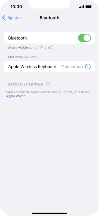 Desliza el dedo hacia arriba desde la parte inferior de la pantalla para terminar y volver a la pantalla de inicio.