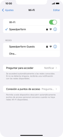 Desliza el dedo hacia arriba desde la parte inferior de la pantalla para terminar y volver a la pantalla de inicio.