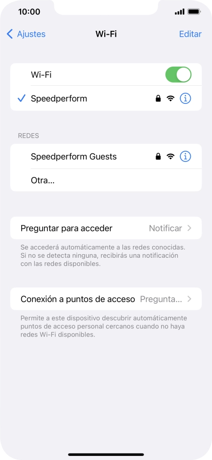 Desliza el dedo hacia arriba desde la parte inferior de la pantalla para terminar y volver a la pantalla de inicio.