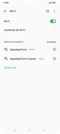 Pulsa Asistente de Wi-Fi.