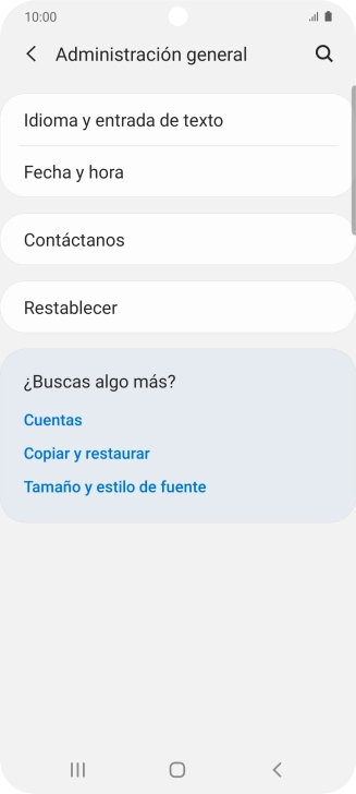 Pulsa Restablecer.