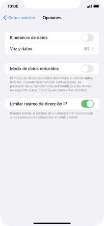Pulsa Voz y datos.