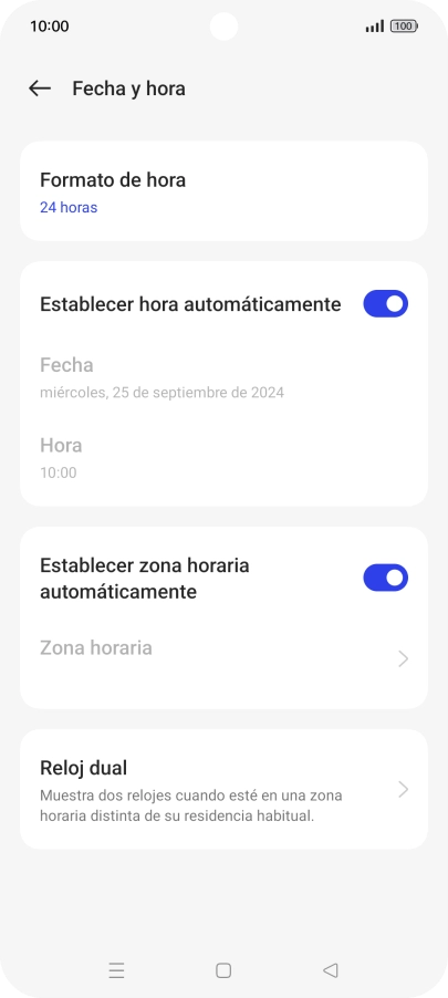 Pulsa la tecla de inicio para terminar y regresar a la pantalla de inicio.