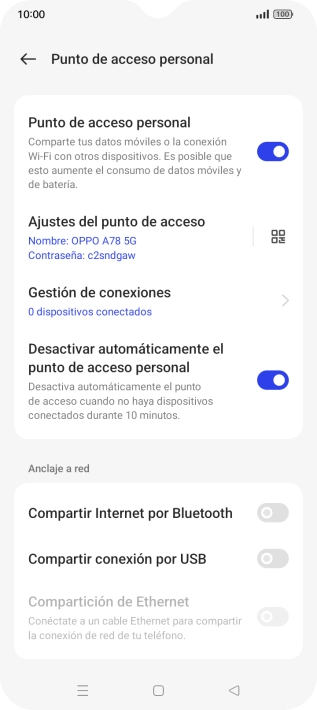 Pulsa la tecla de inicio para terminar y regresar a la pantalla de inicio.