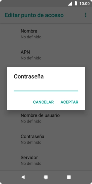Introduce wap125 y pulsa ACEPTAR.