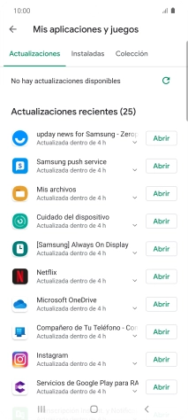 Pulsa Instaladas.