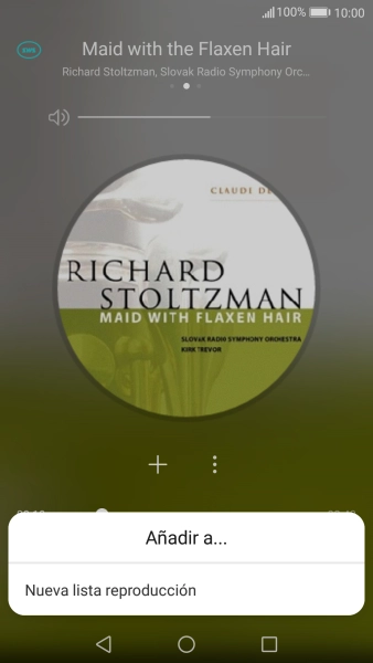 Pulsa Nueva lista reproducción.